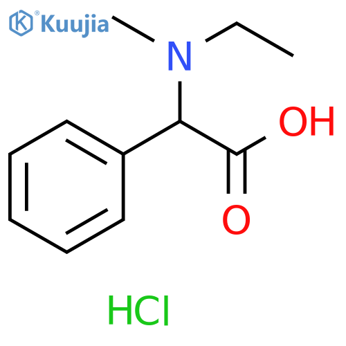 2-ethyl(methyl)amino-2-phenylacetic acid hydrochloride structure