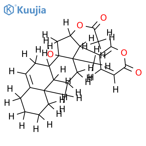16beta-acetyloxy-14-hydroxy-bufa-5,20,22-trienolide structure