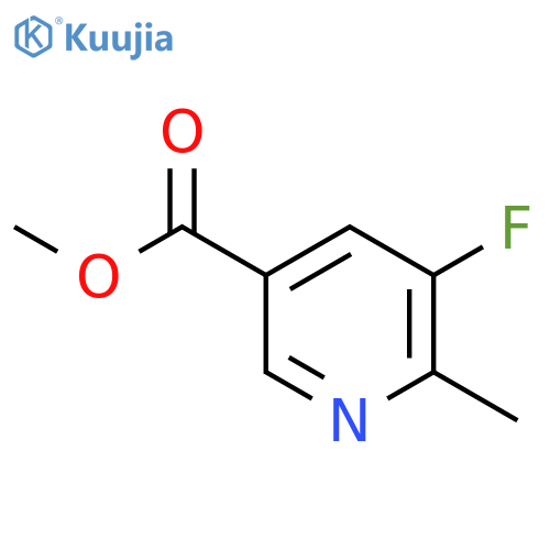 Methyl 5-fluoro-6-methylnicotinate structure