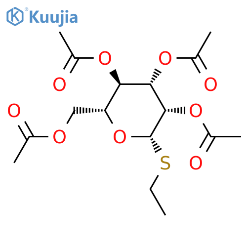 Ethyl 2,3,4,6-tetra-O-acetyl-1-thio-β-D-mannopyranoside structure
