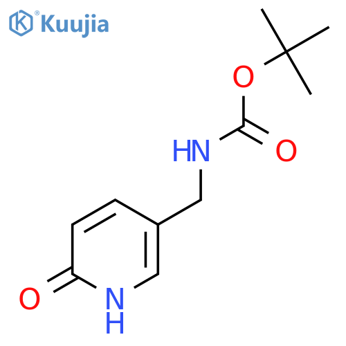 tert-Butyl ((6-oxo-1,6-dihydropyridin-3-yl)methyl)carbamate structure
