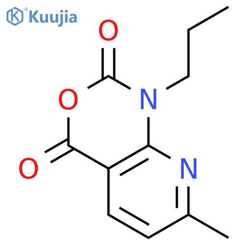 7-Methyl-1-propyl-1H-pyrido[2,3-d][1,3]oxazine-2,4-dione structure