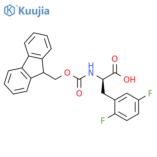 N-Fmoc-2,5-difluoro-D-phenylalanine structure