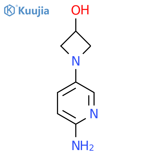 1-(6-Aminopyridin-3-yl)azetidin-3-ol structure
