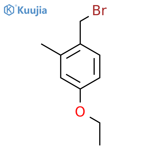 1-(bromomethyl)-4-ethoxy-2-methylbenzene structure