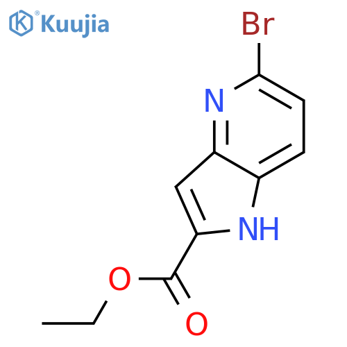 Ethyl 5-bromo-1H-pyrrolo[3,2-b]pyridine-2-carboxylate structure