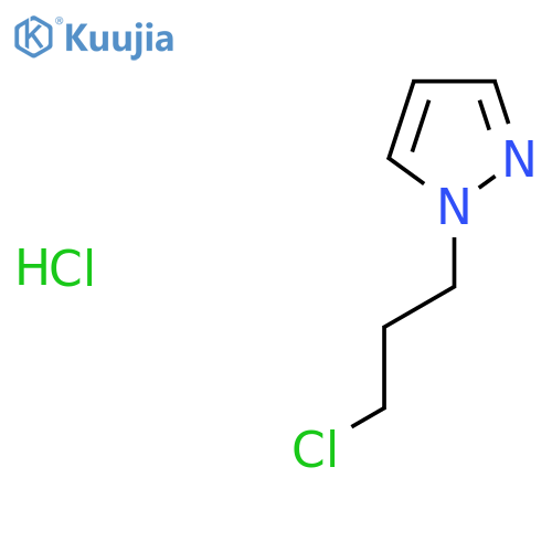 1-(3-Chloropropyl)-1H-pyrazole hydrochloride structure