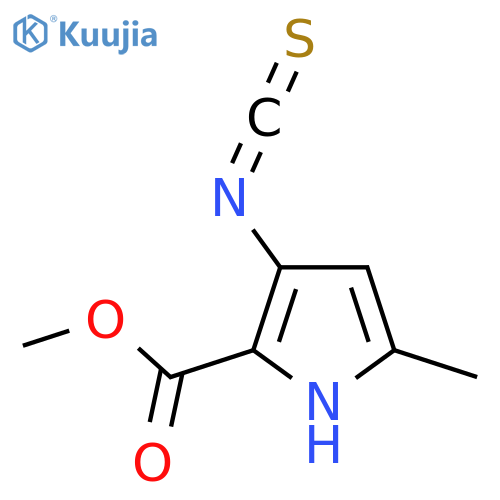 Methyl 3-isothiocyanato-5-methyl-1H-pyrrole-2-carboxylate structure