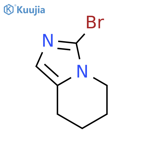 3-bromo-5H,6H,7H,8H-imidazo1,5-apyridine structure