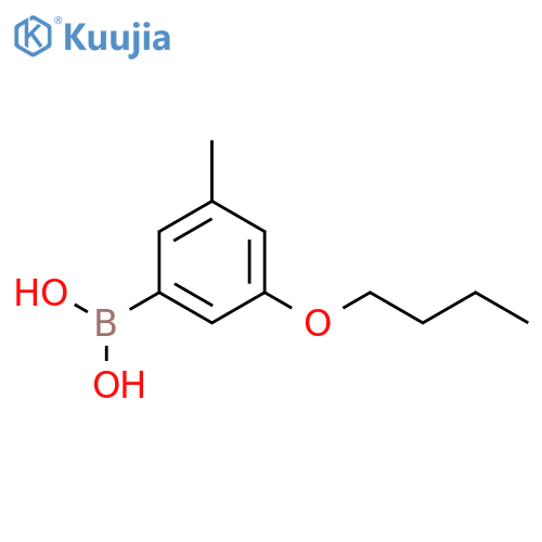 (3-Butoxy-5-methylphenyl)boronic acid structure