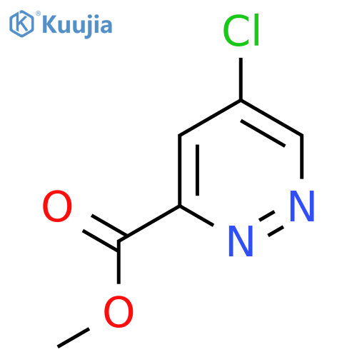 Methyl 5-chloropyridazine-3-carboxylate structure