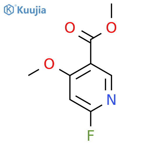 Methyl 6-fluoro-4-methoxynicotinate structure