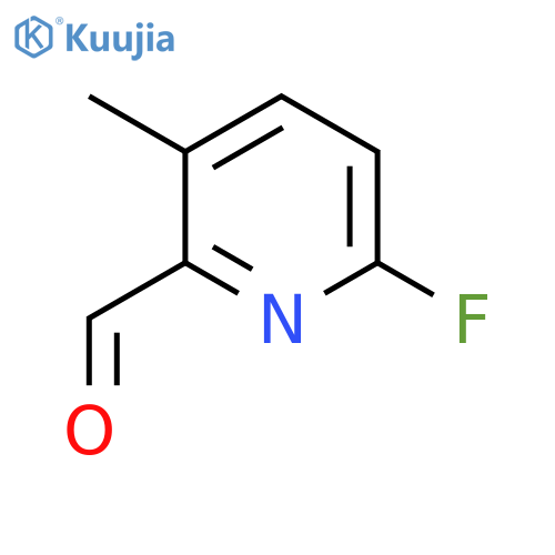 6-Fluoro-3-methylpicolinaldehyde structure