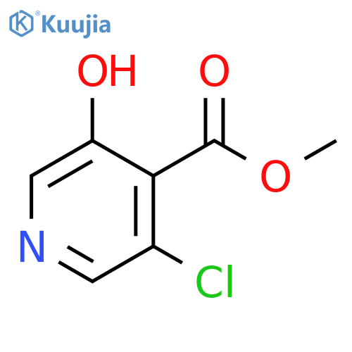 4-Pyridinecarboxylic acid, 3-chloro-5-hydroxy-, methyl ester structure