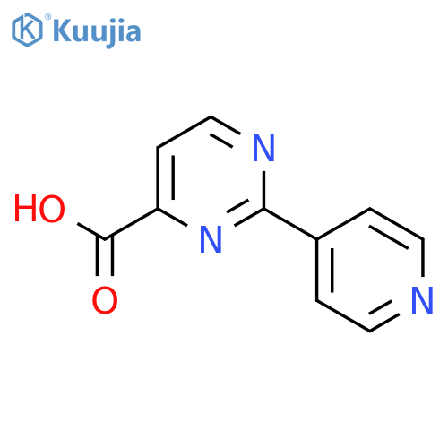 2-(pyridin-4-yl)pyrimidine-4-carboxylic acid structure