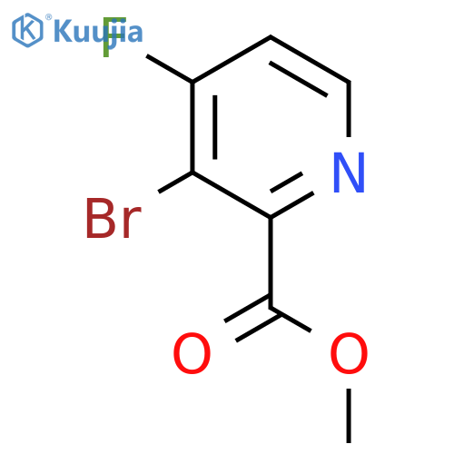 Methyl 3-bromo-4-fluoropicolinate structure
