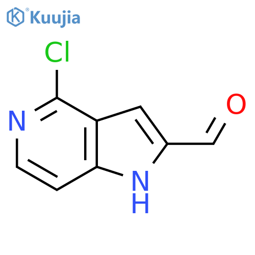 4-Chloro-1H-pyrrolo[3,2-c]pyridine-2-carbaldehyde structure