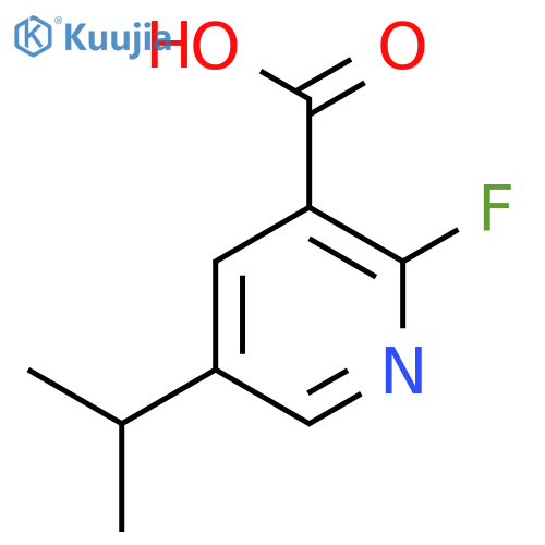 2-Fluoro-5-propan-2-ylpyridine-3-carboxylic acid structure