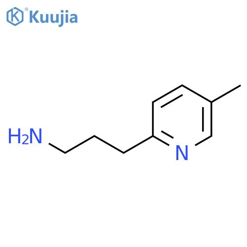 3-(5-methylpyridin-2-yl)propan-1-amine structure