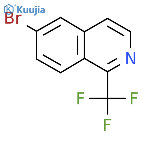 6-Bromo-1-(trifluoromethyl)isoquinoline structure
