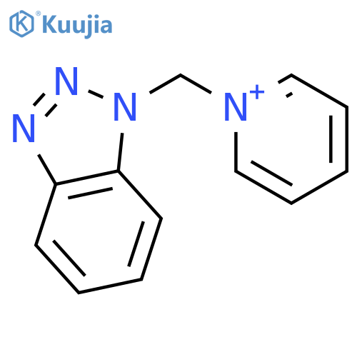 Pyridinium,1-(1H-benzotriazol-1-ylmethyl)- structure