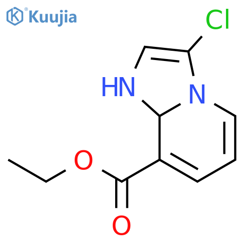 Ethyl 3-chloro-1,8a-dihydroimidazo[1,2-a]pyridine-8-carboxylate structure