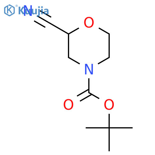 (R)-N-Boc-2-Cyanomorpholine structure