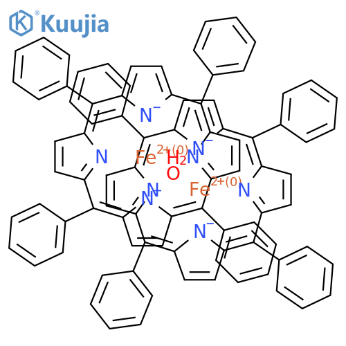 Iron (III) meso-tetraphenylporphine-µ-oxo dimer structure