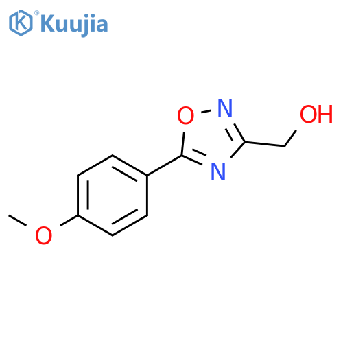 5-(4-methoxyphenyl)-1,2,4-oxadiazol-3-ylmethanol structure