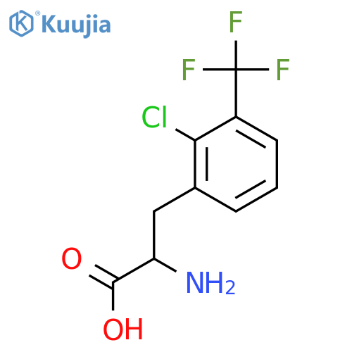 2-Chloro-3-(trifluoromethyl)-DL-phenylalanine structure