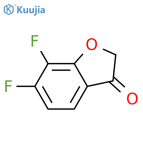 6,7-difluoro-2,3-dihydro-1-benzofuran-3-one structure