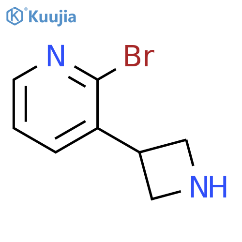 3-(azetidin-3-yl)-2-bromopyridine structure