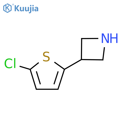 3-(5-chlorothiophen-2-yl)azetidine structure