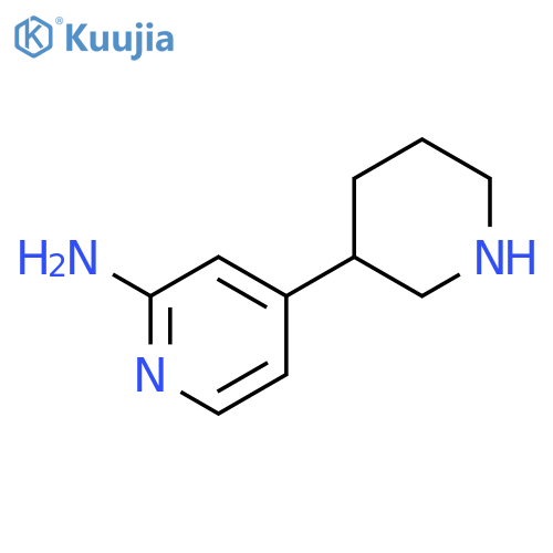 4-(piperidin-3-yl)pyridin-2-amine structure