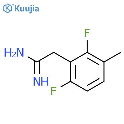 2-(2,6-difluoro-3-methylphenyl)ethanimidamide structure
