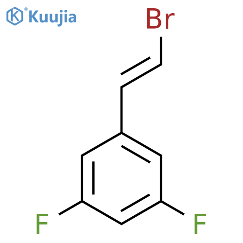 1-[(E)-2-bromovinyl]-3,5-difluorobenzene structure
