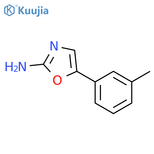 5-(3-methylphenyl)-1,3-oxazol-2-amine structure