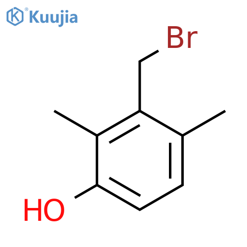 2,6-Dimethyl-3-hydroxybenzyl bromide structure