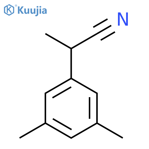 2-(3,5-dimethylphenyl)propanenitrile structure