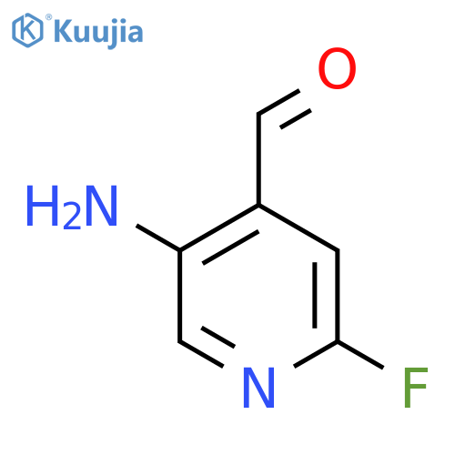 5-Amino-2-fluoroisonicotinaldehyde structure
