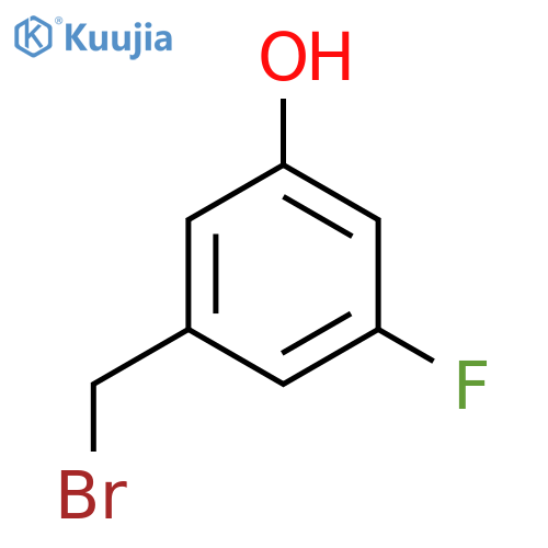 3-(Bromomethyl)-5-fluorophenol structure