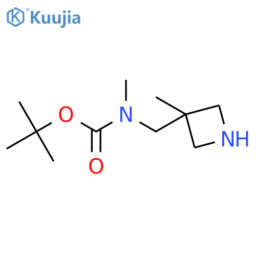 TERT-BUTYL N-METHYL-N-[(3-METHYLAZETIDIN-3-YL)METHYL]CARBAMATE structure