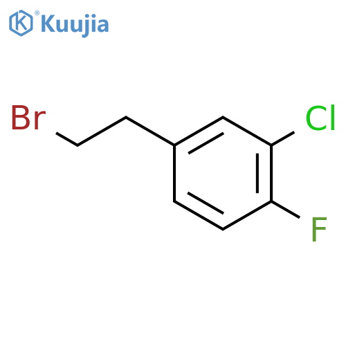 4-(2-Bromoethyl)-2-chloro-1-fluorobenzene structure