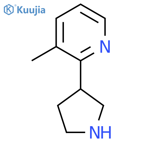 3-Methyl-2-(pyrrolidin-3-yl)pyridine structure