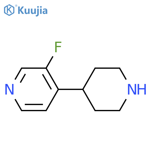 3-fluoro-4-(piperidin-4-yl)pyridine structure