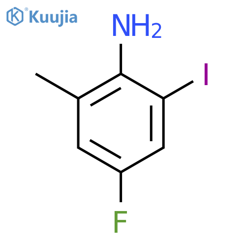 4-Fluoro-2-iodo-6-methylaniline structure