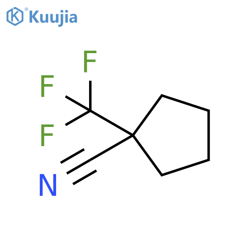 1-(trifluoromethyl)cyclopentane-1-carbonitrile structure
