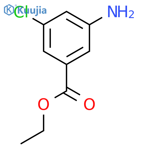 Ethyl 3-amino-5-chlorobenzoate structure