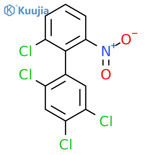 2'-Nitro-2,4,5,6'-tetrachlorobiphenyl structure