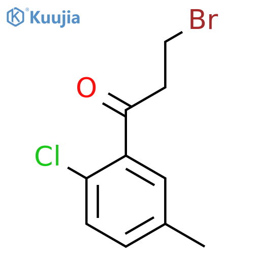 3-Bromo-2'-chloro-5'-methylpropiophenone structure